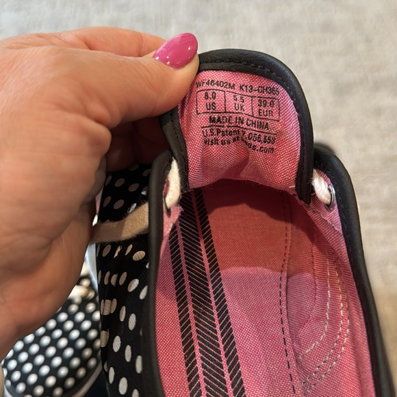 Keds size 8 Classic Black and White Polka Dot Shoes - Picture 6 of 6